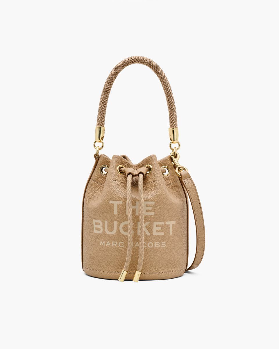 Marc Jacobs The Leather Bucket Bag Brown | ZKLPUW541