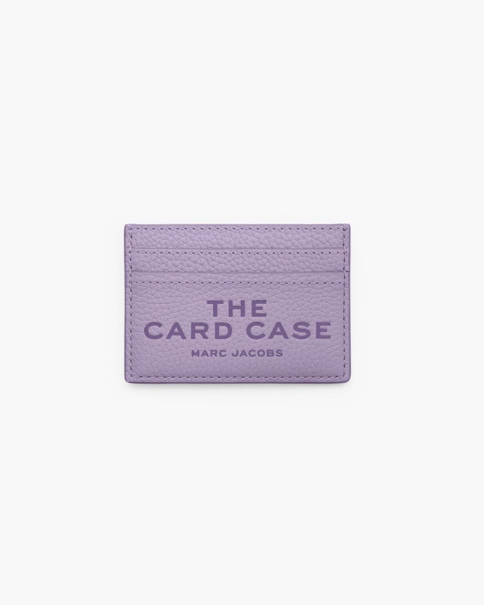 Marc Jacobs The Leather Card Case Purple | SUWDZE083