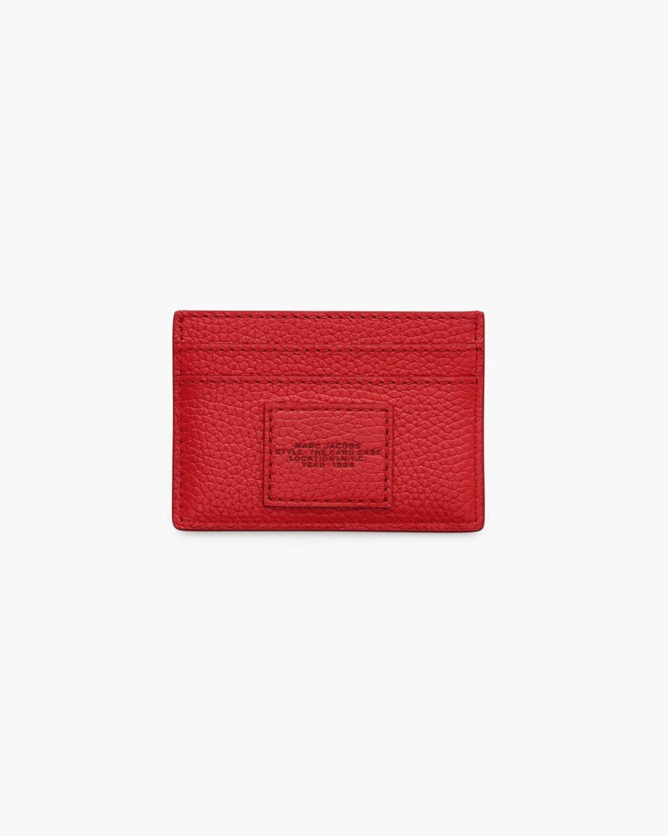 Marc Jacobs The Leather Card Case Red | WSPKYD684