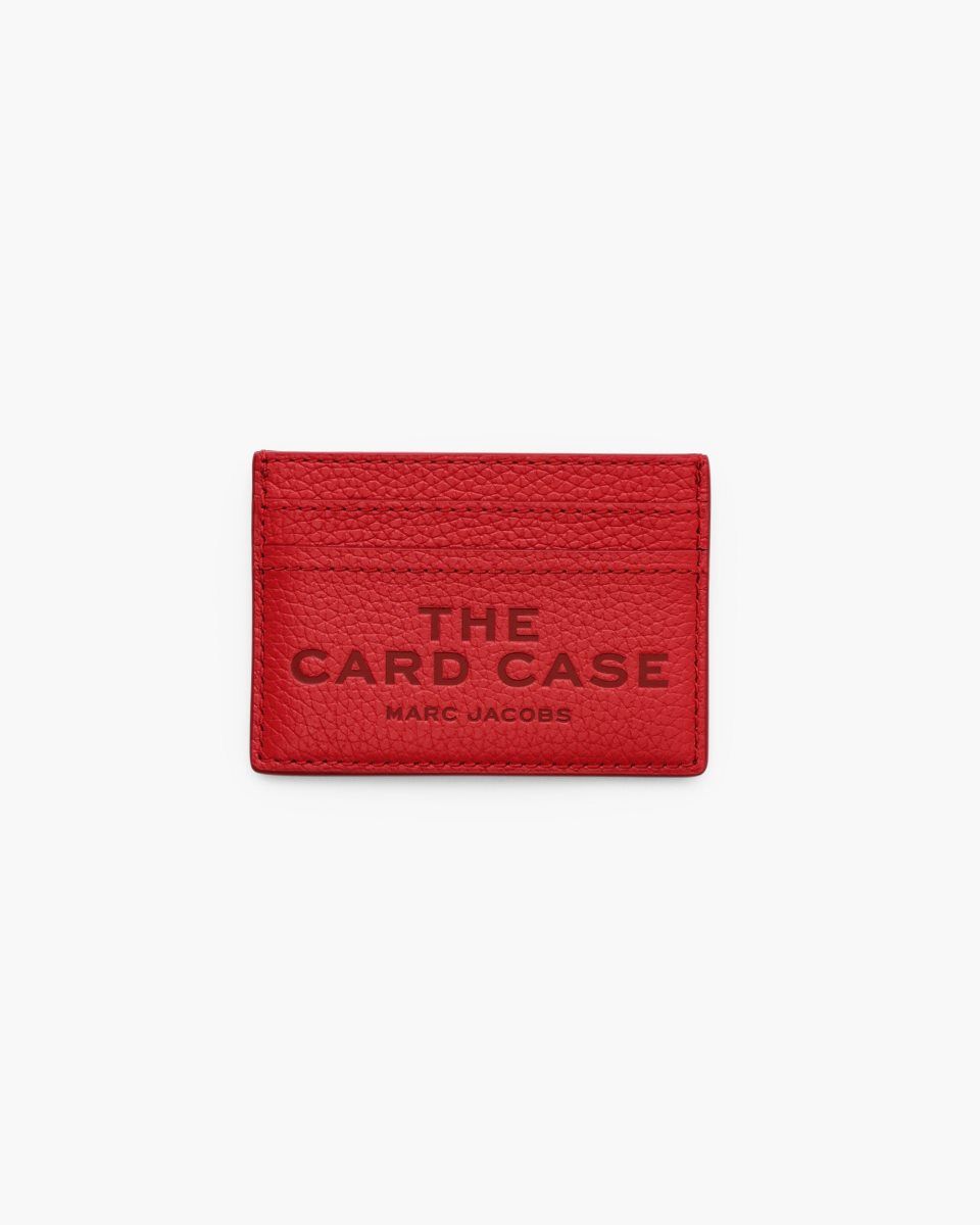 Marc Jacobs The Leather Card Case Red | WSPKYD684