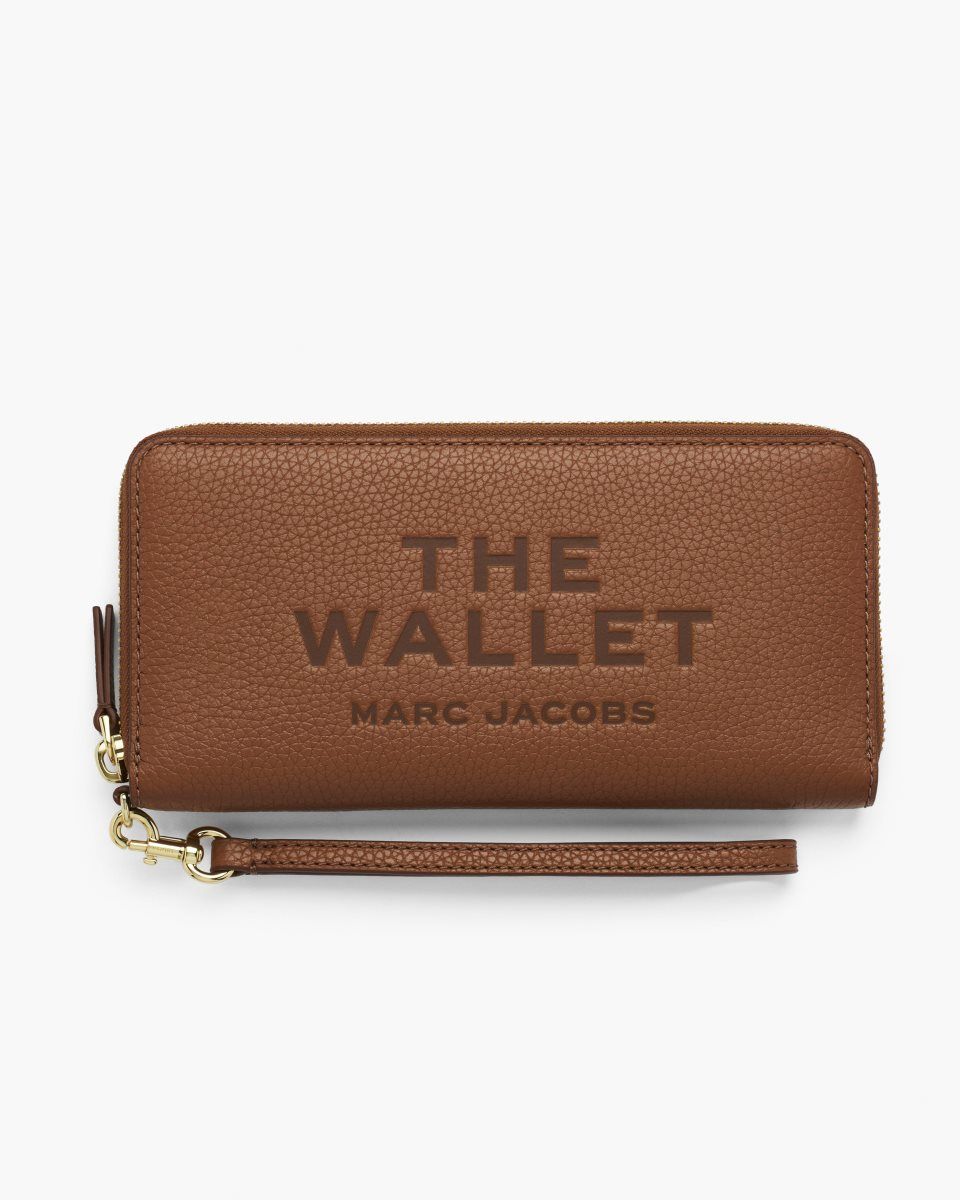 Marc Jacobs The Leather Continental Wallet Argan Oil | ACBZOM523