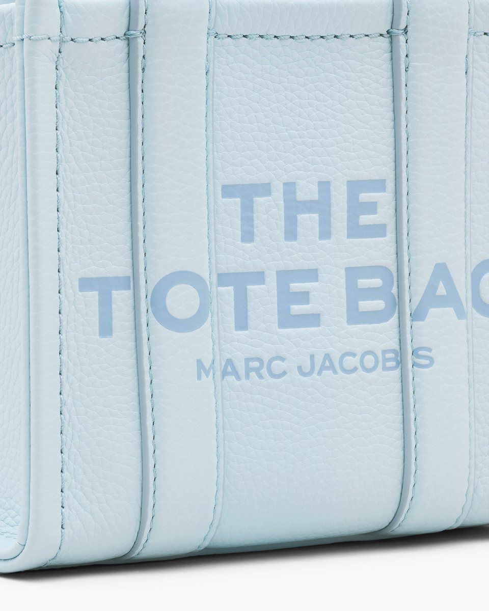 Marc Jacobs The Leather Crossbody Tote Bag Blue | FVDGBZ013