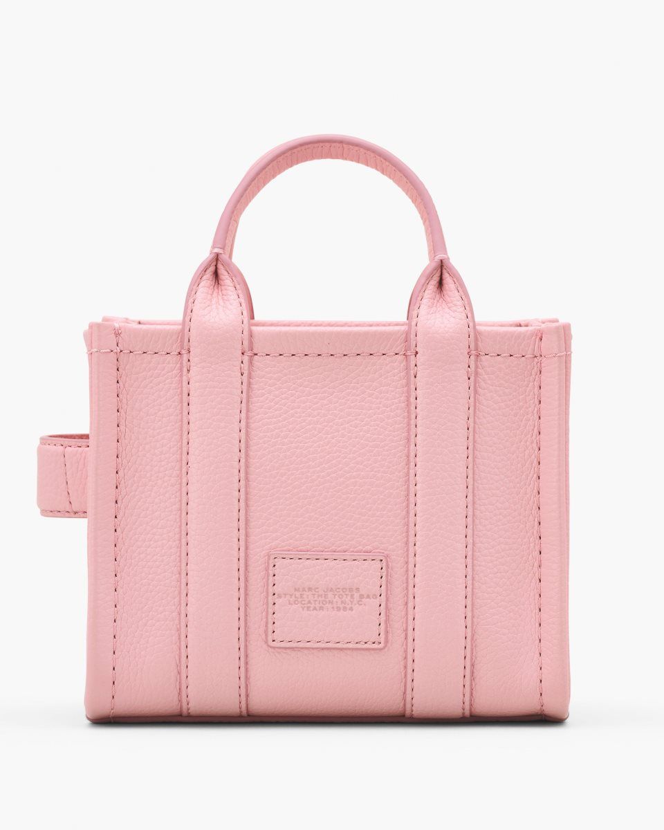 Marc Jacobs The Leather Crossbody Tote Bag Pink | MXSBVJ564