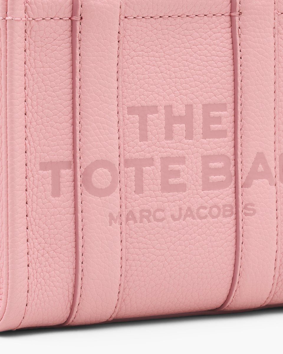 Marc Jacobs The Leather Crossbody Tote Bag Pink | MXSBVJ564