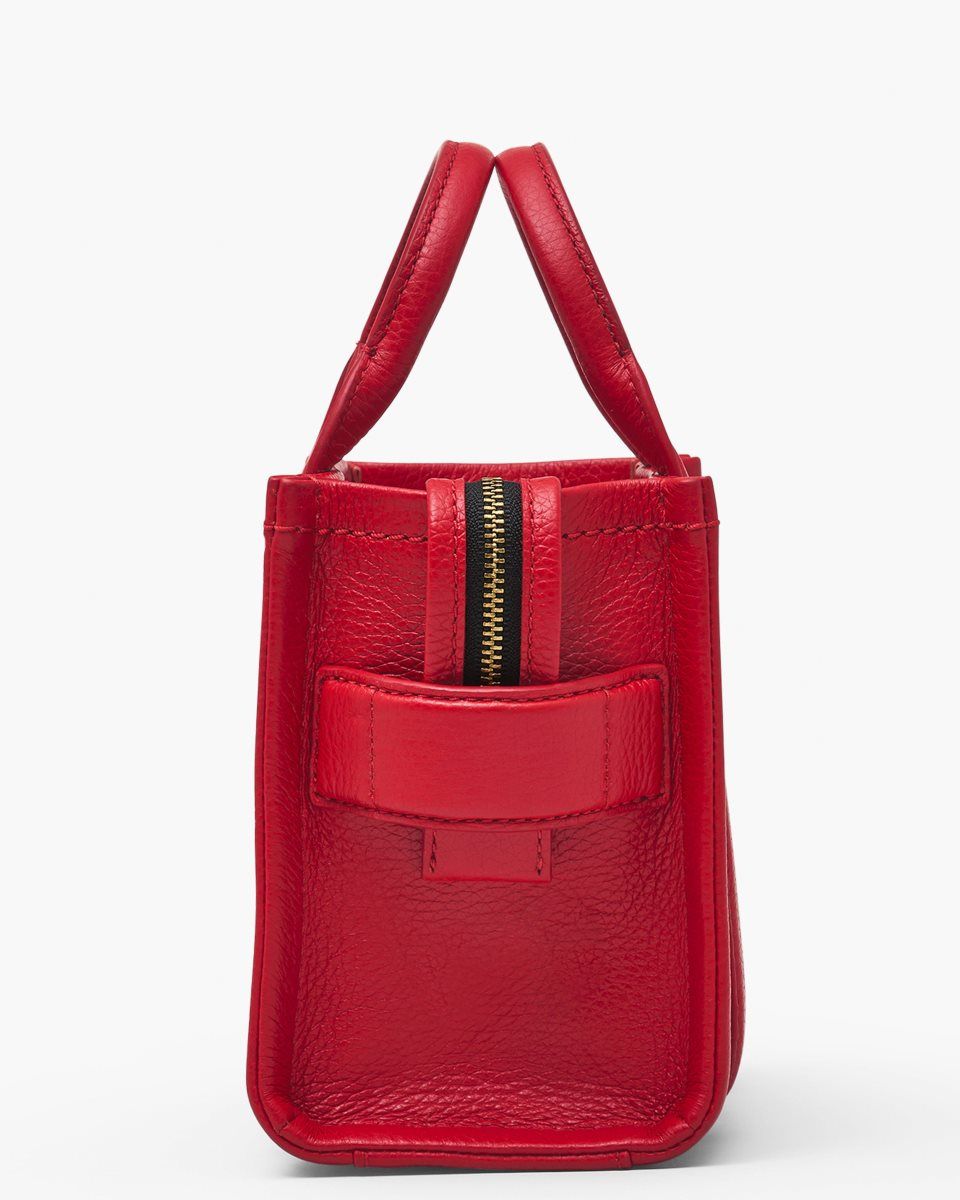 Marc Jacobs The Leather Crossbody Tote Bag Red | VMKOYI392