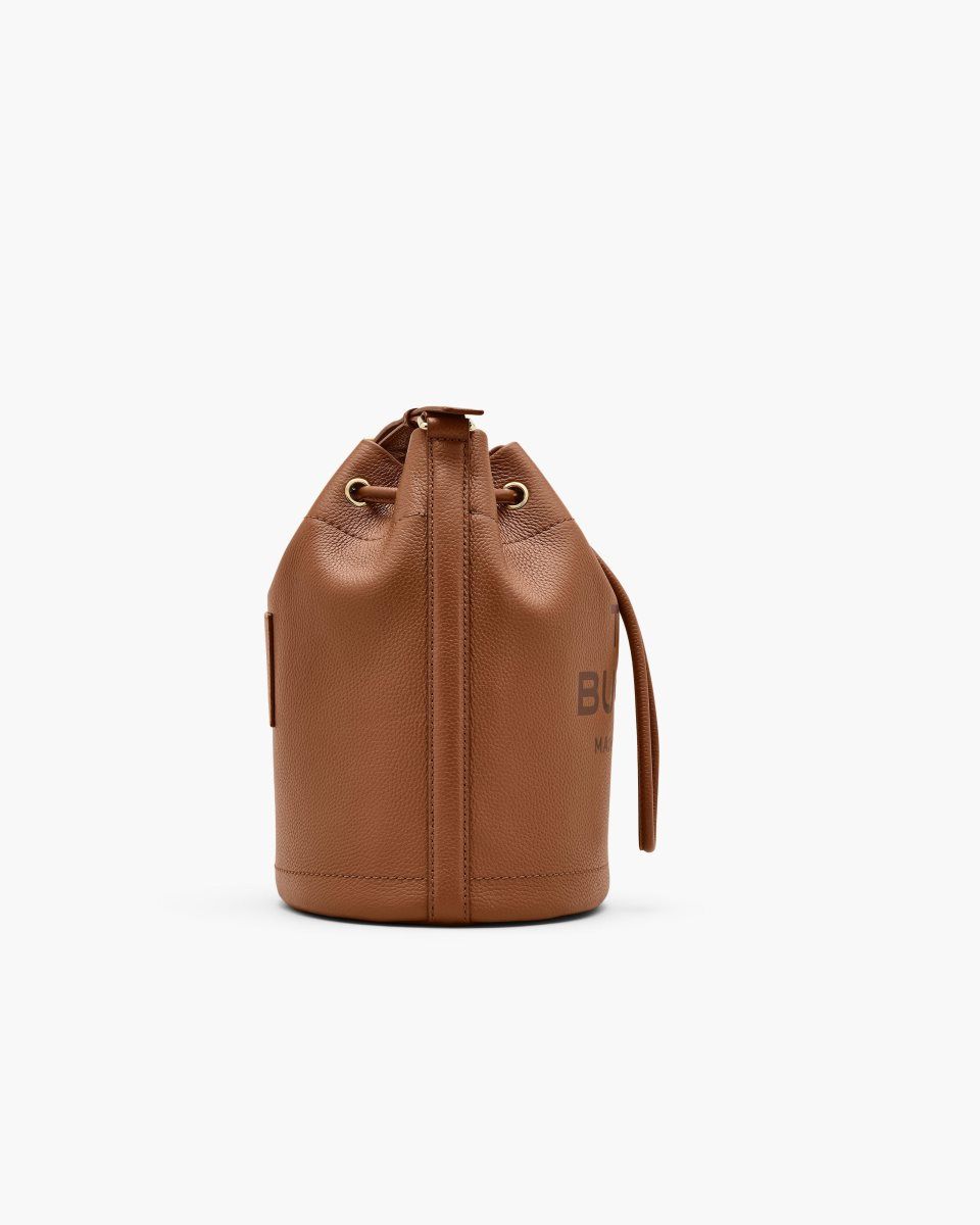 Marc Jacobs The Leather Large Bucket Bag Argan Oil | MAEXDL908