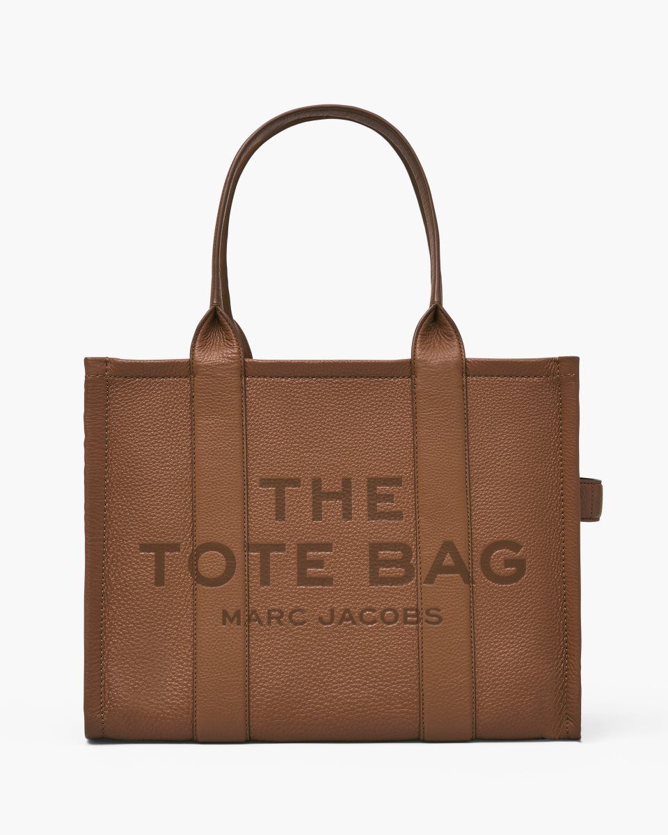 Marc Jacobs The Leather Large Tote Bag Argan Oil | WRXZYM135