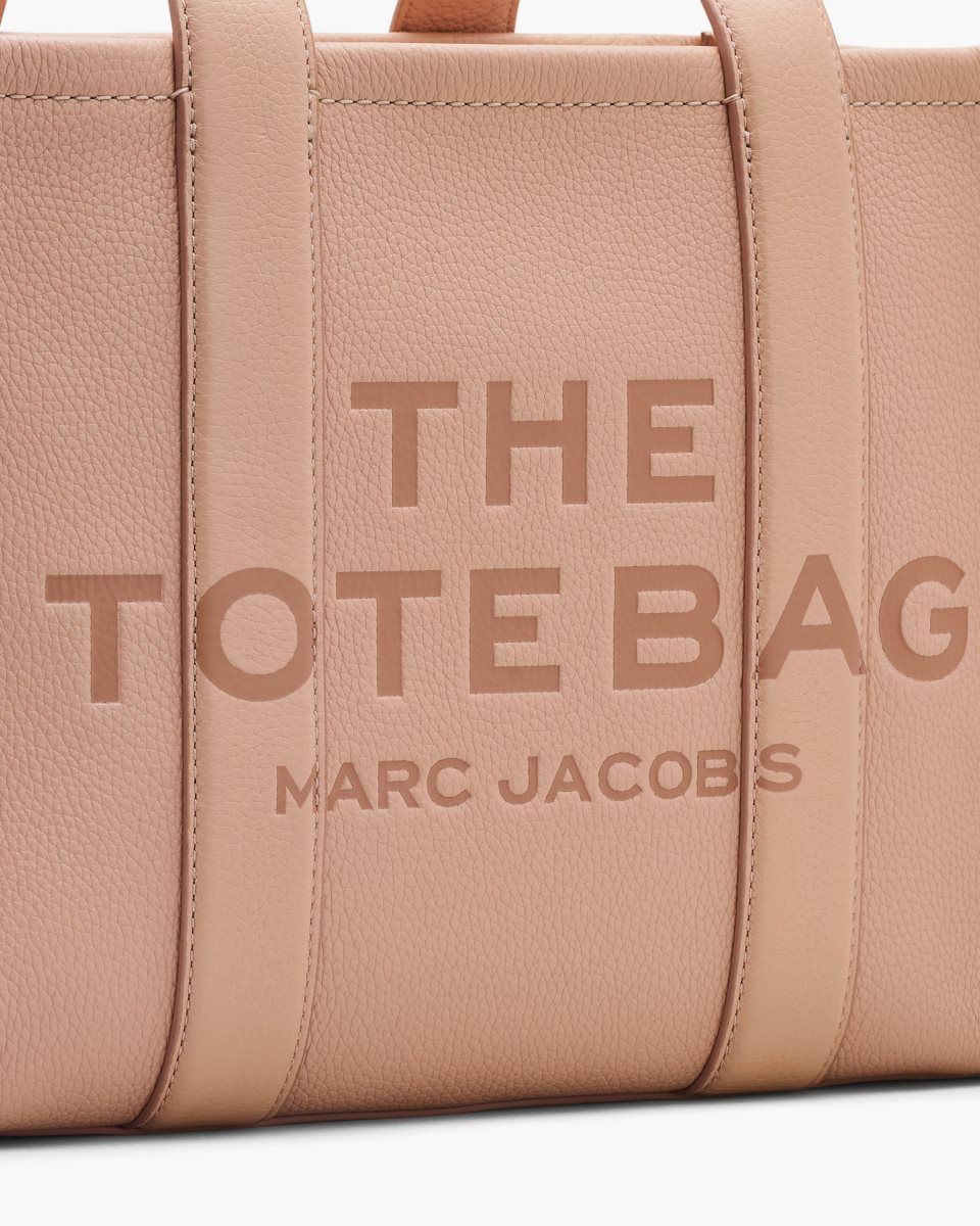 Marc Jacobs The Leather Medium Tote Bag Rose | IMDGUH461