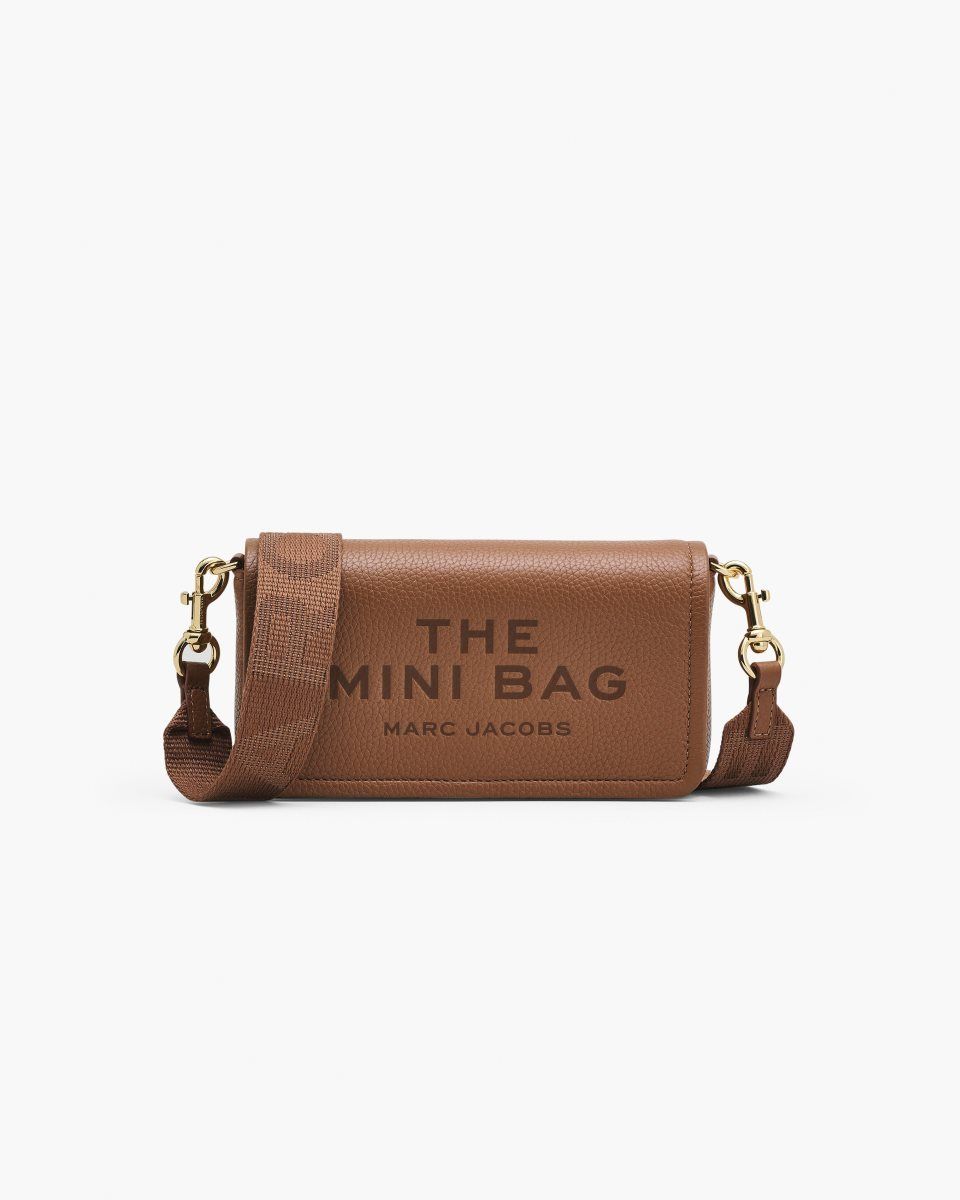 Marc Jacobs The Leather Mini Bag Argan Oil | FMNVHX940