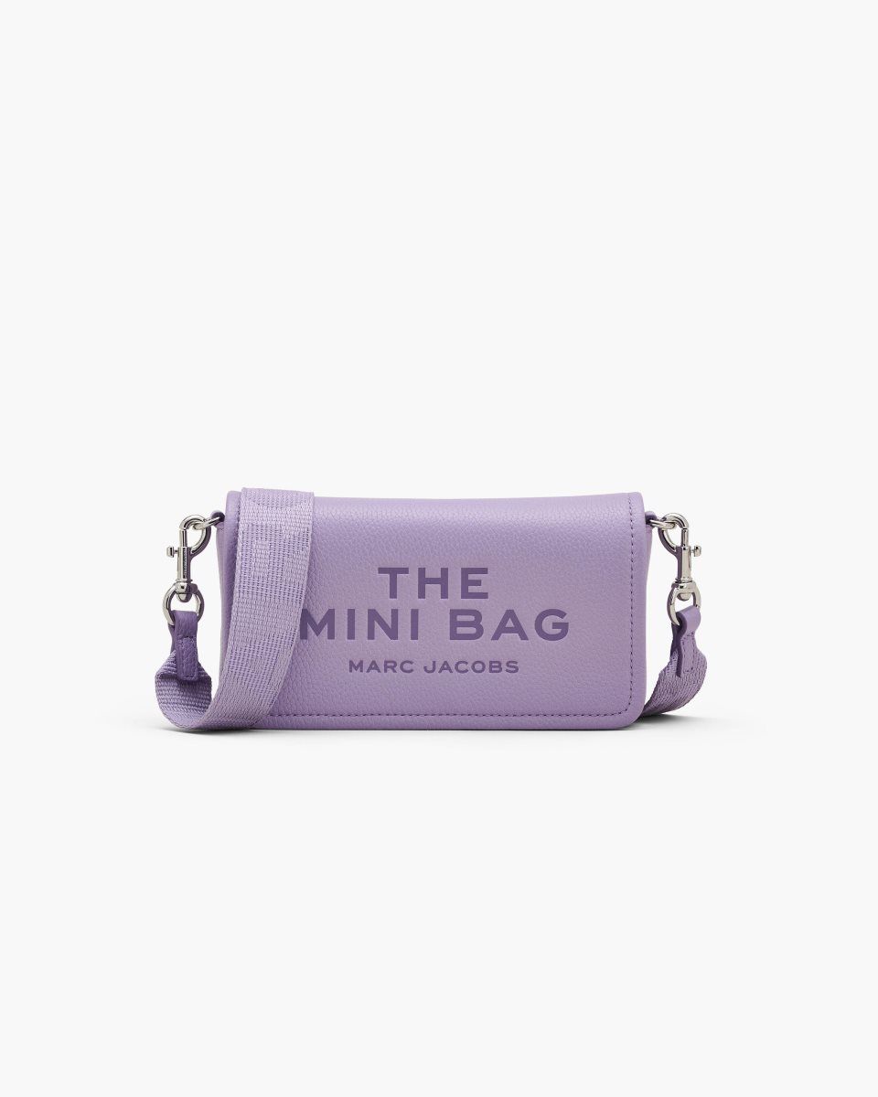 Marc Jacobs The Leather Mini Bag Purple | OFLWAX875