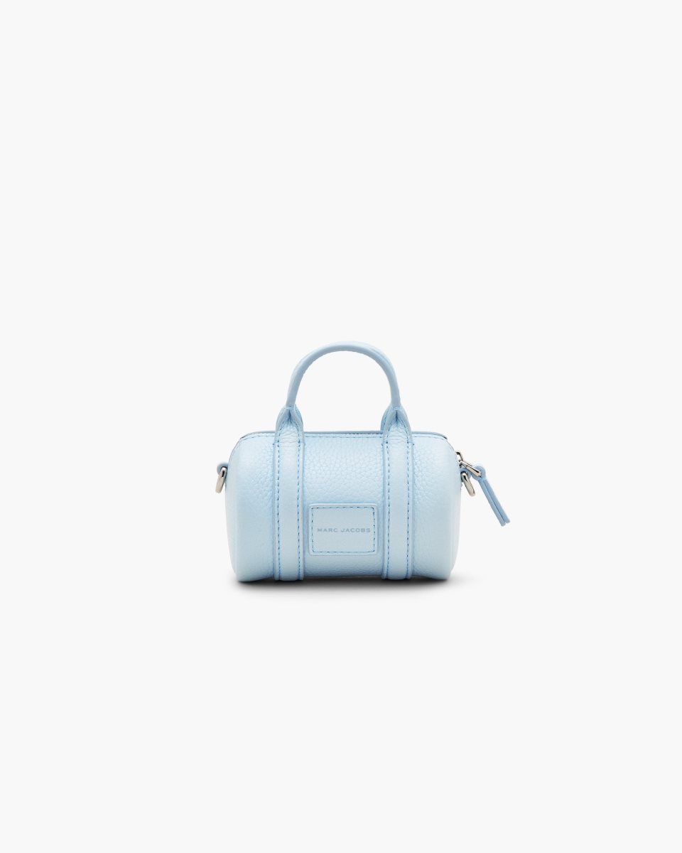 Marc Jacobs The Leather Nano Duffle Crossbody Blue | OZNRSV625