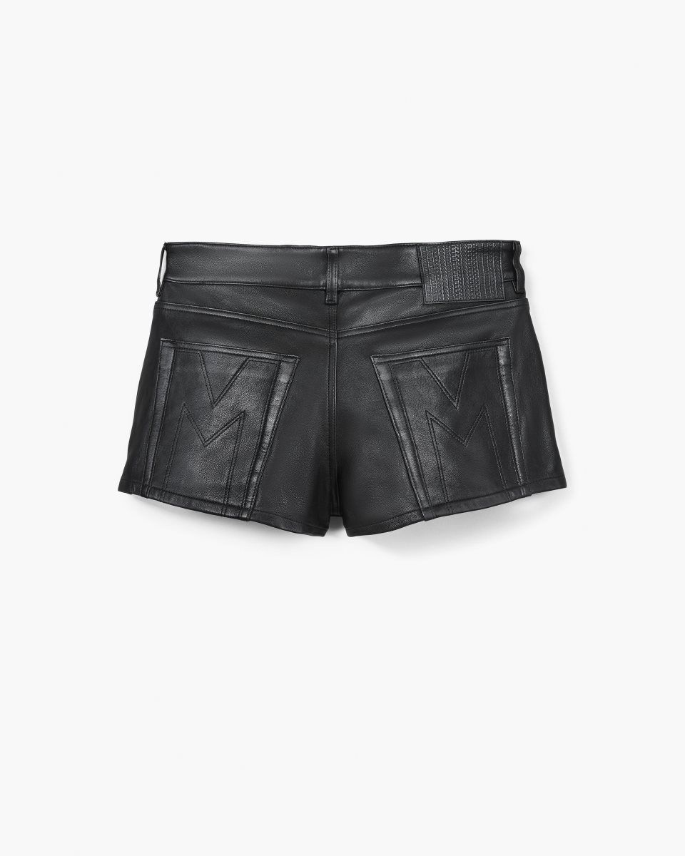 Marc Jacobs The Leather Skort Black | NBWYSL568