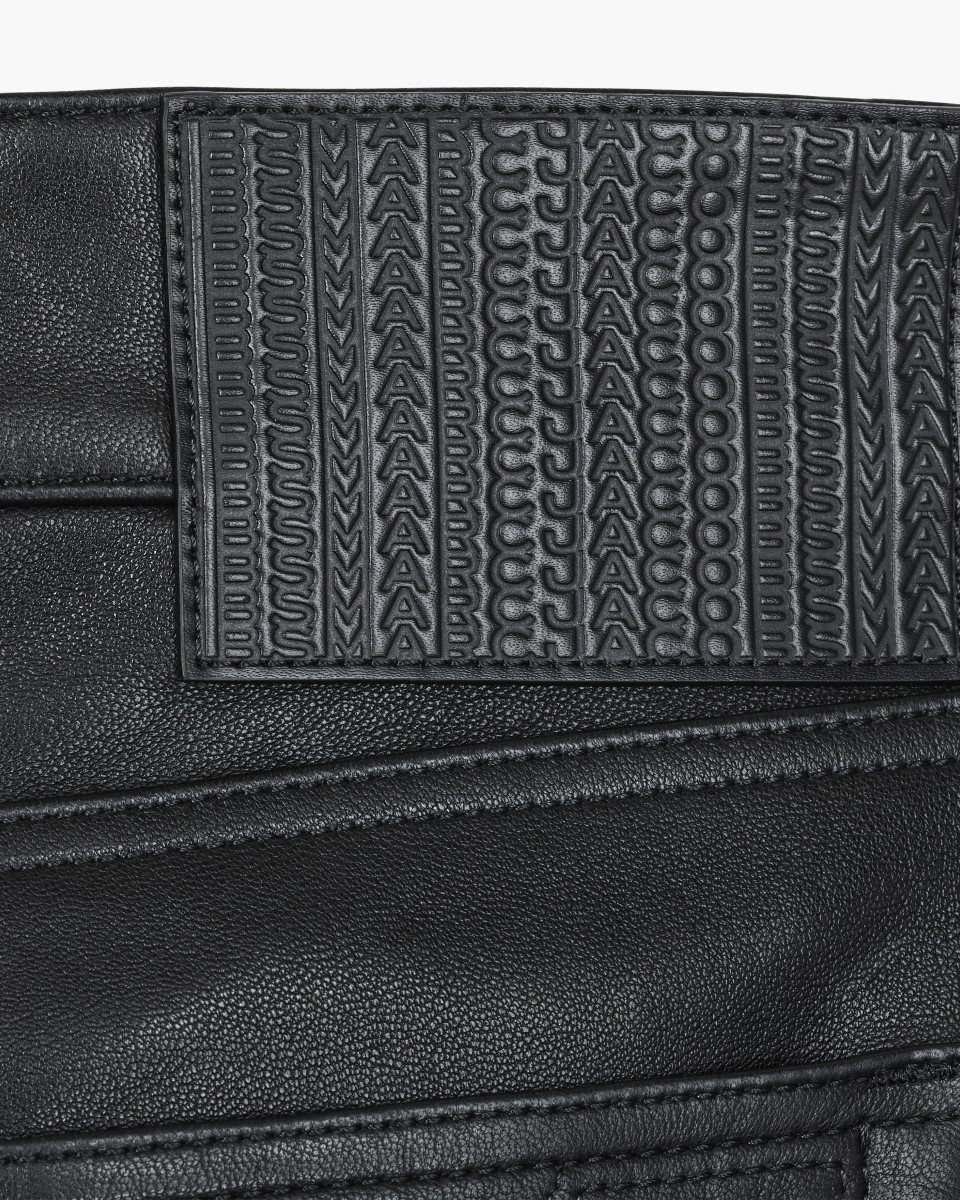 Marc Jacobs The Leather Skort Black | NBWYSL568