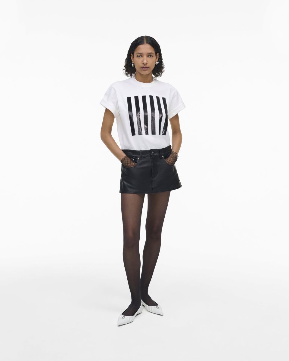 Marc Jacobs The Leather Skort Black | NBWYSL568