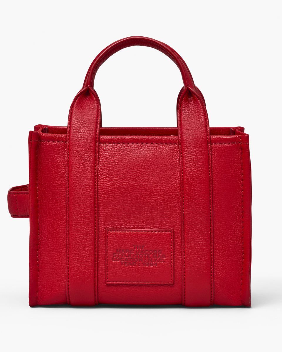 Marc Jacobs The Leather Small Tote Bag Red | WMSALF392