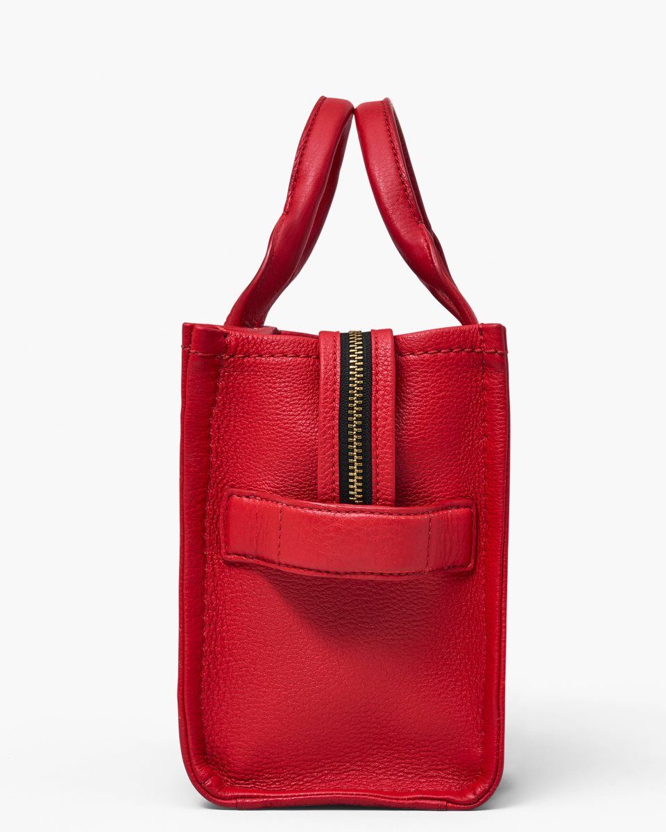 Marc Jacobs The Leather Small Tote Bag Red | WMSALF392