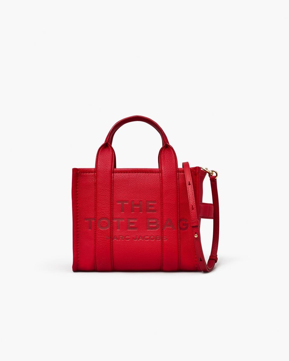 Marc Jacobs The Leather Small Tote Bag Red | WMSALF392