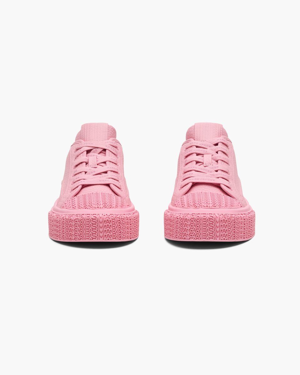 Marc Jacobs The Leather Sneaker Pink | MKUFEZ102