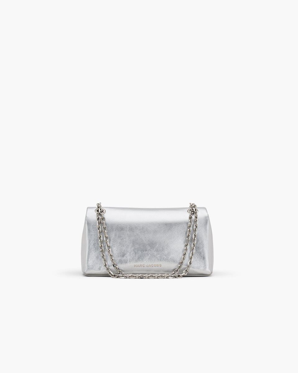 Marc Jacobs The Metallic Dual Chain Wallet Silver | KWZGET345