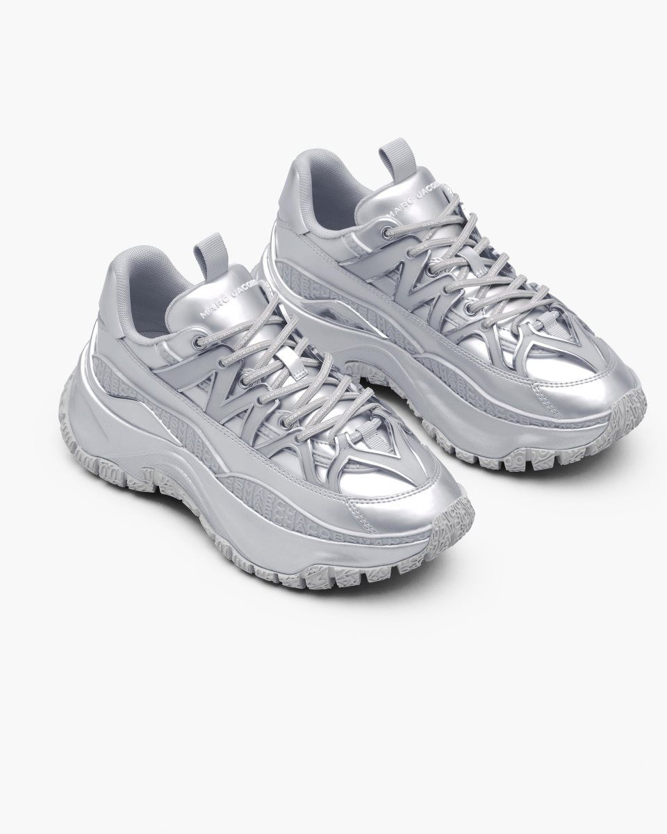 Marc Jacobs The Metallic Lazy Hiker Silver | WOYPFB753