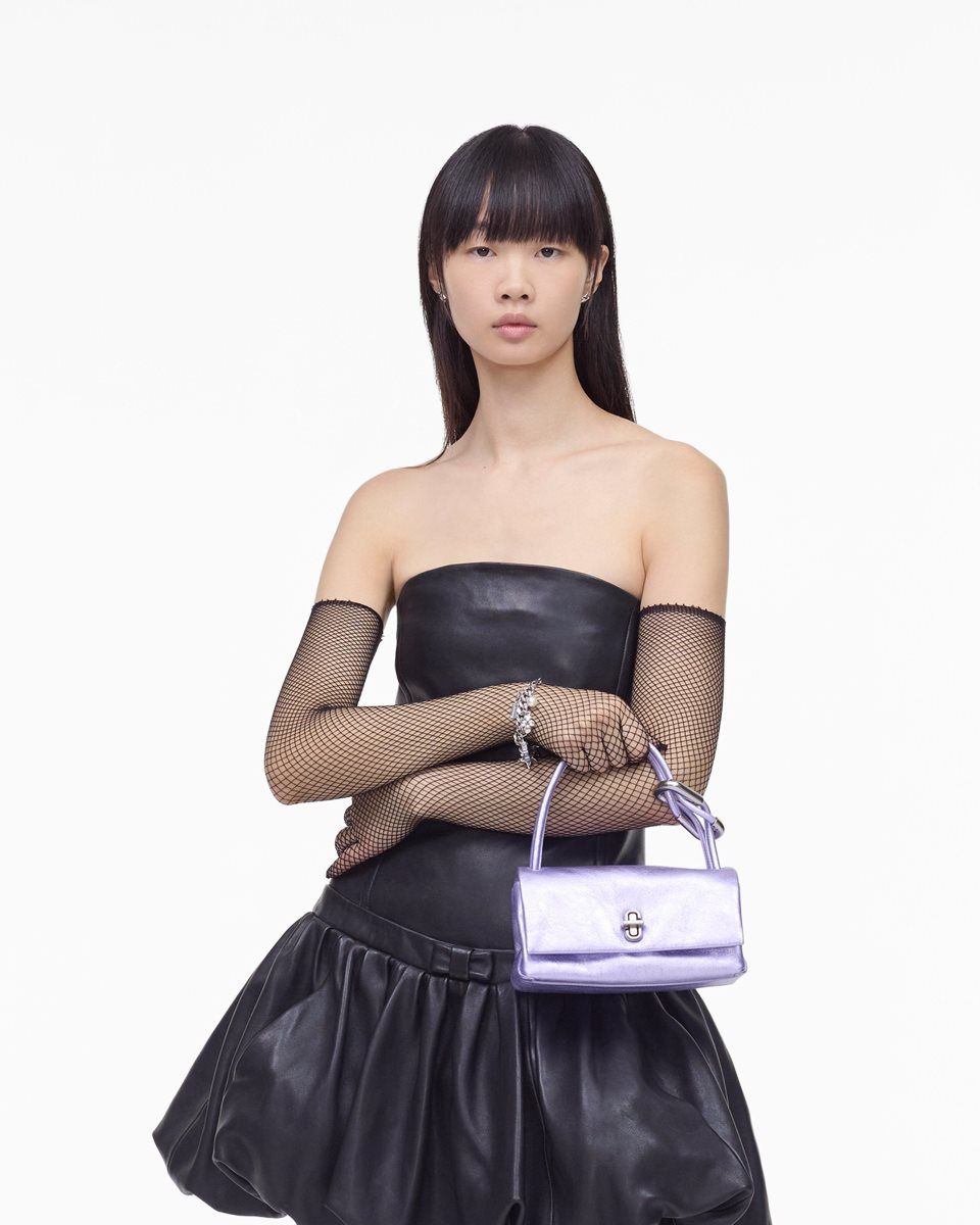 Marc Jacobs The Metallic Mini Dual Bag Purple | TKFWIG031