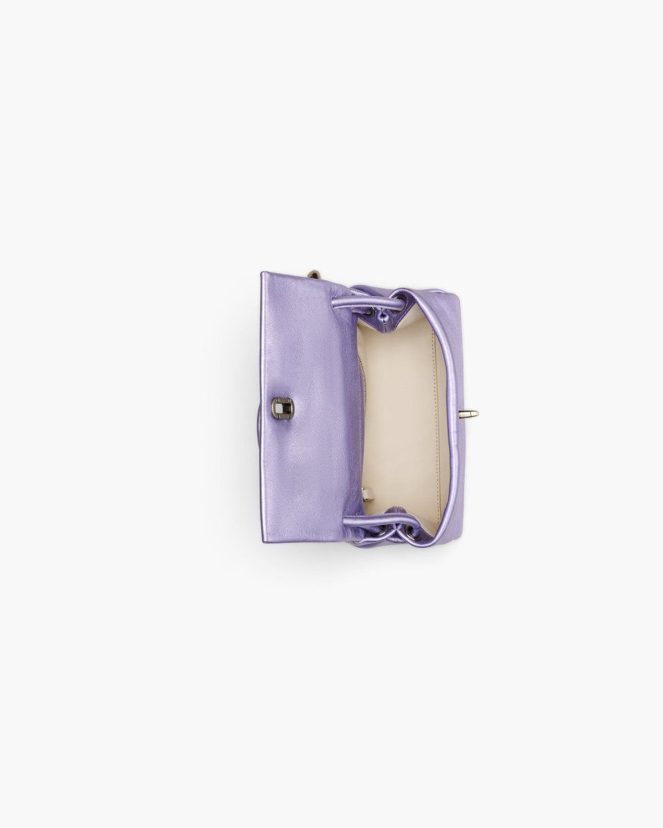 Marc Jacobs The Metallic Mini Dual Bag Purple | TKFWIG031