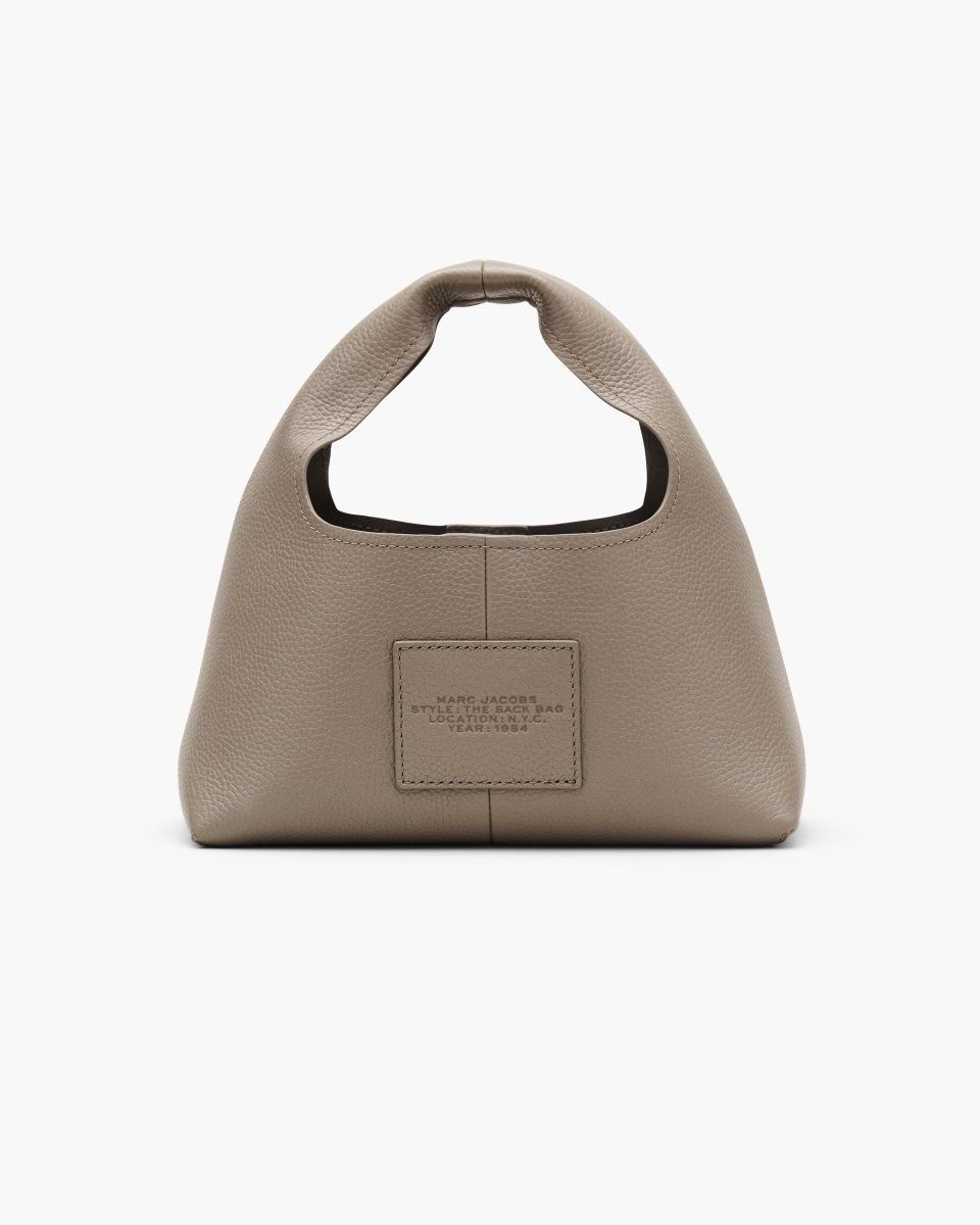 Marc Jacobs The Mini Sack Bag Cement | AJUOTX796