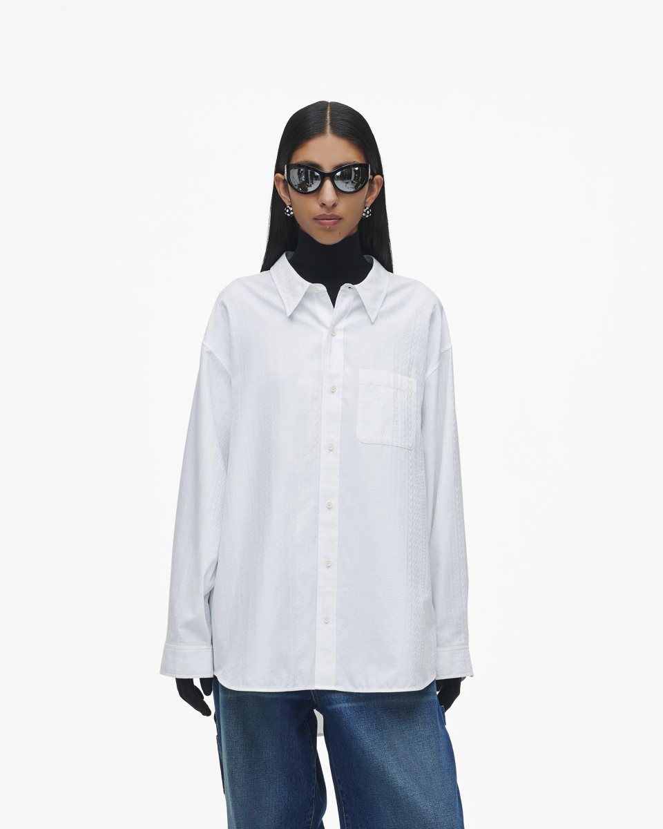 Marc Jacobs The Monogram Big Shirt White | PMBTKI478