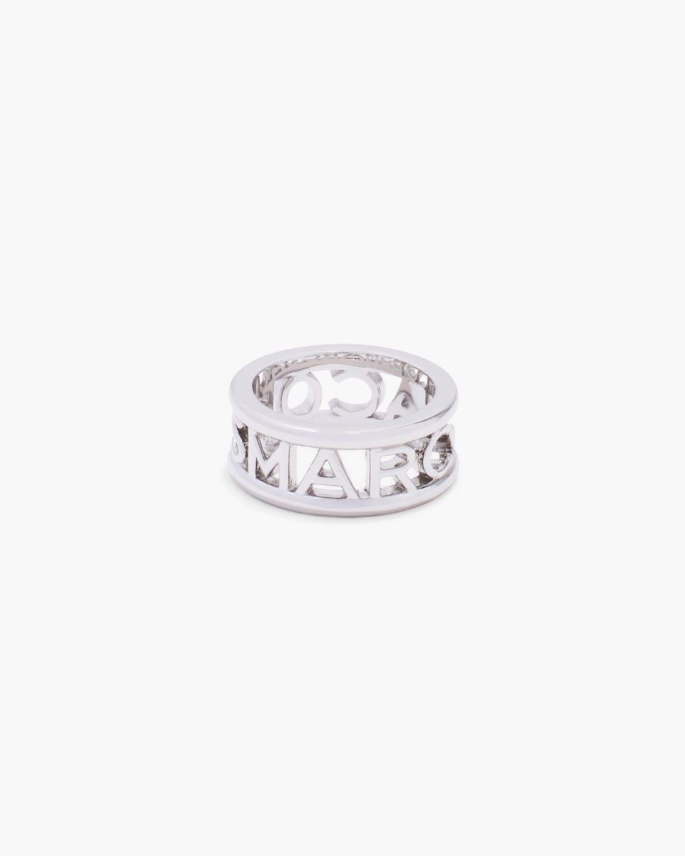 Marc Jacobs The Monogram Ring Silver | AUHMPX781