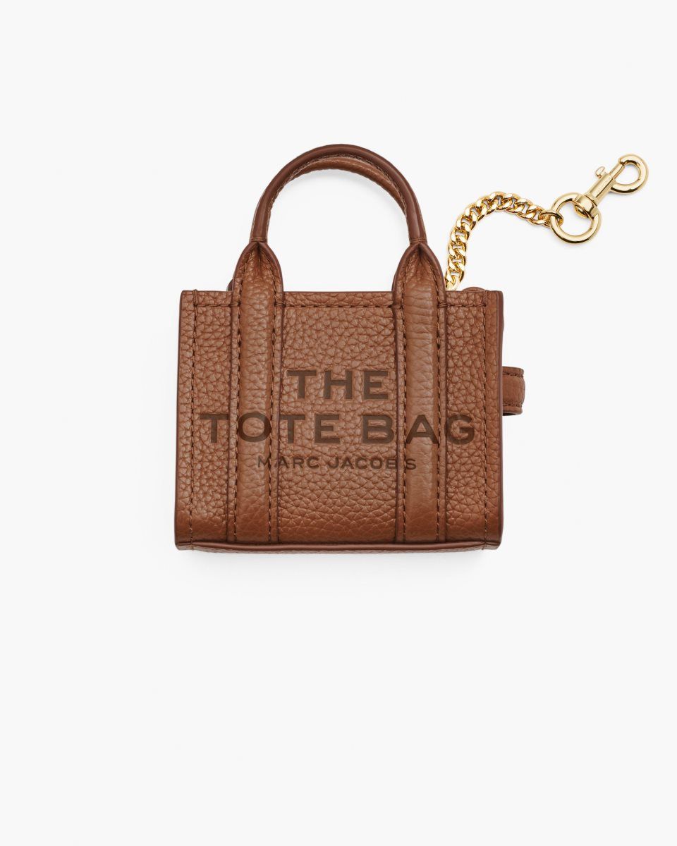 Marc Jacobs The Nano Tote Bag Charm Argan Oil | ZFMASY214