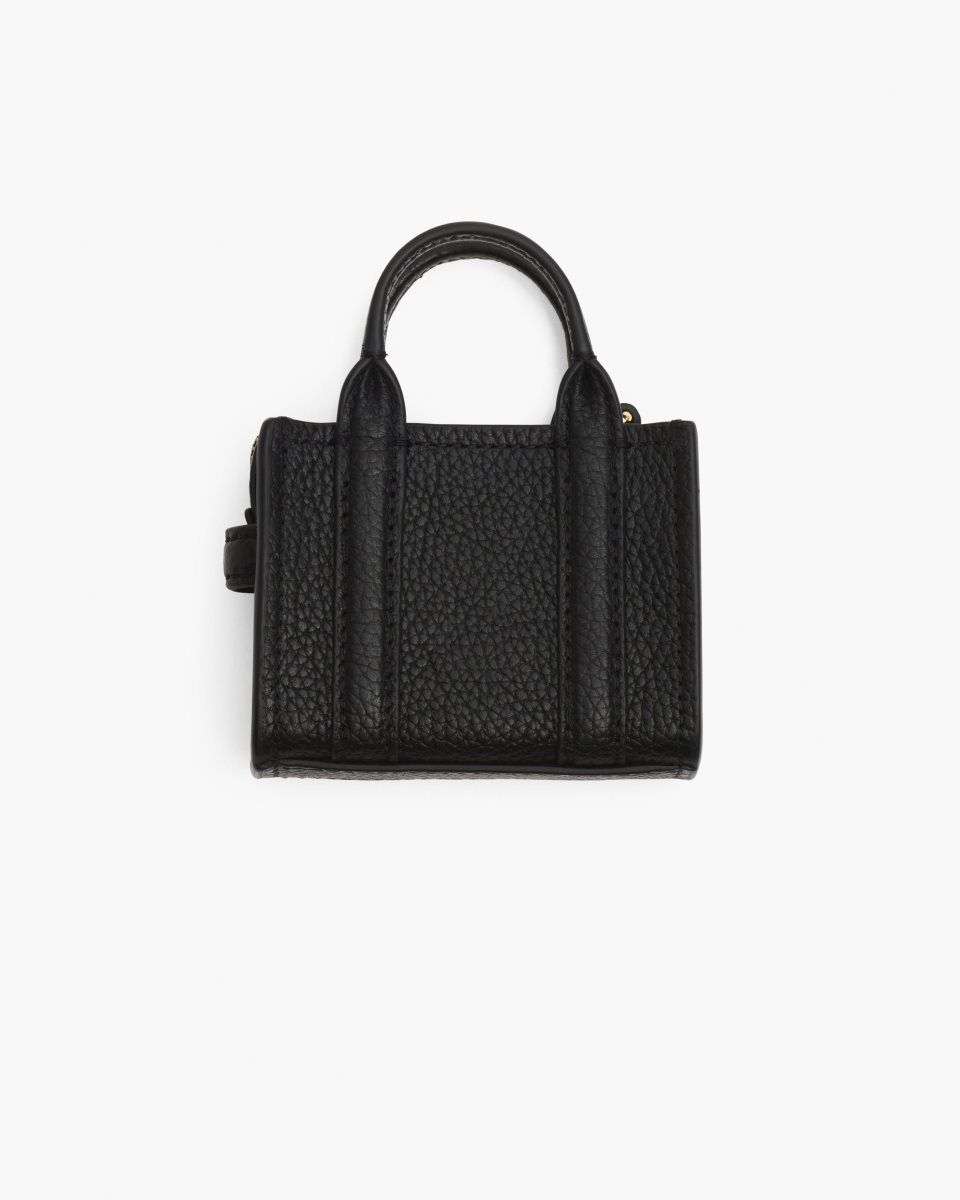 Marc Jacobs The Nano Tote Bag Charm Black | QBAPTO059