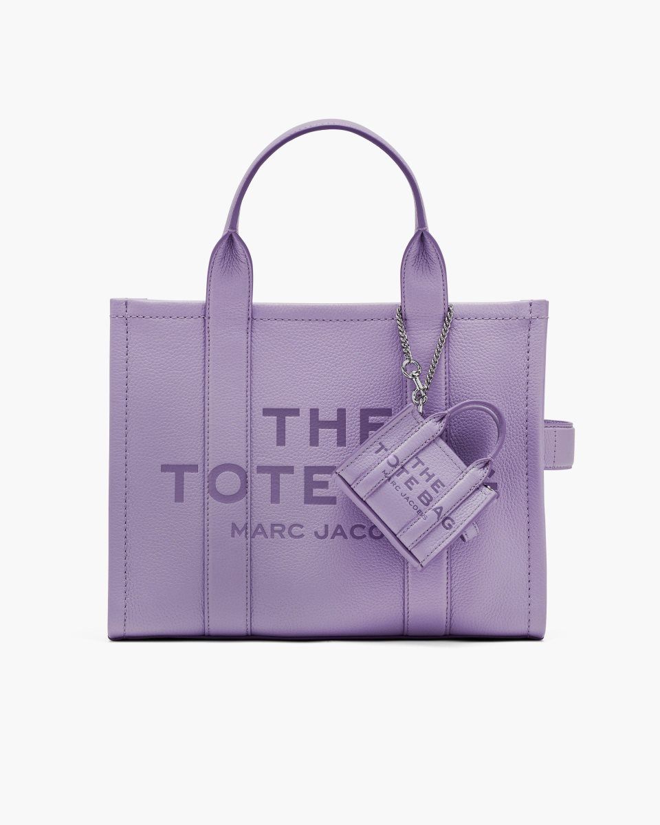 Marc Jacobs The Nano Tote Bag Charm Purple | IQXTVJ836