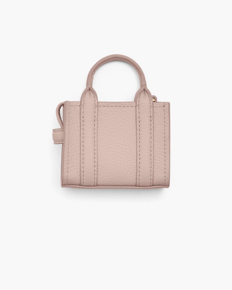 Marc Jacobs The Nano Tote Bag Charm Rose | QEADIH129