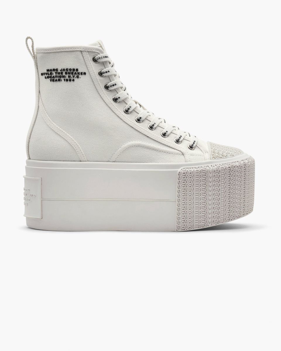 Marc Jacobs The Platform High Top Sneaker White | FTRPGN405