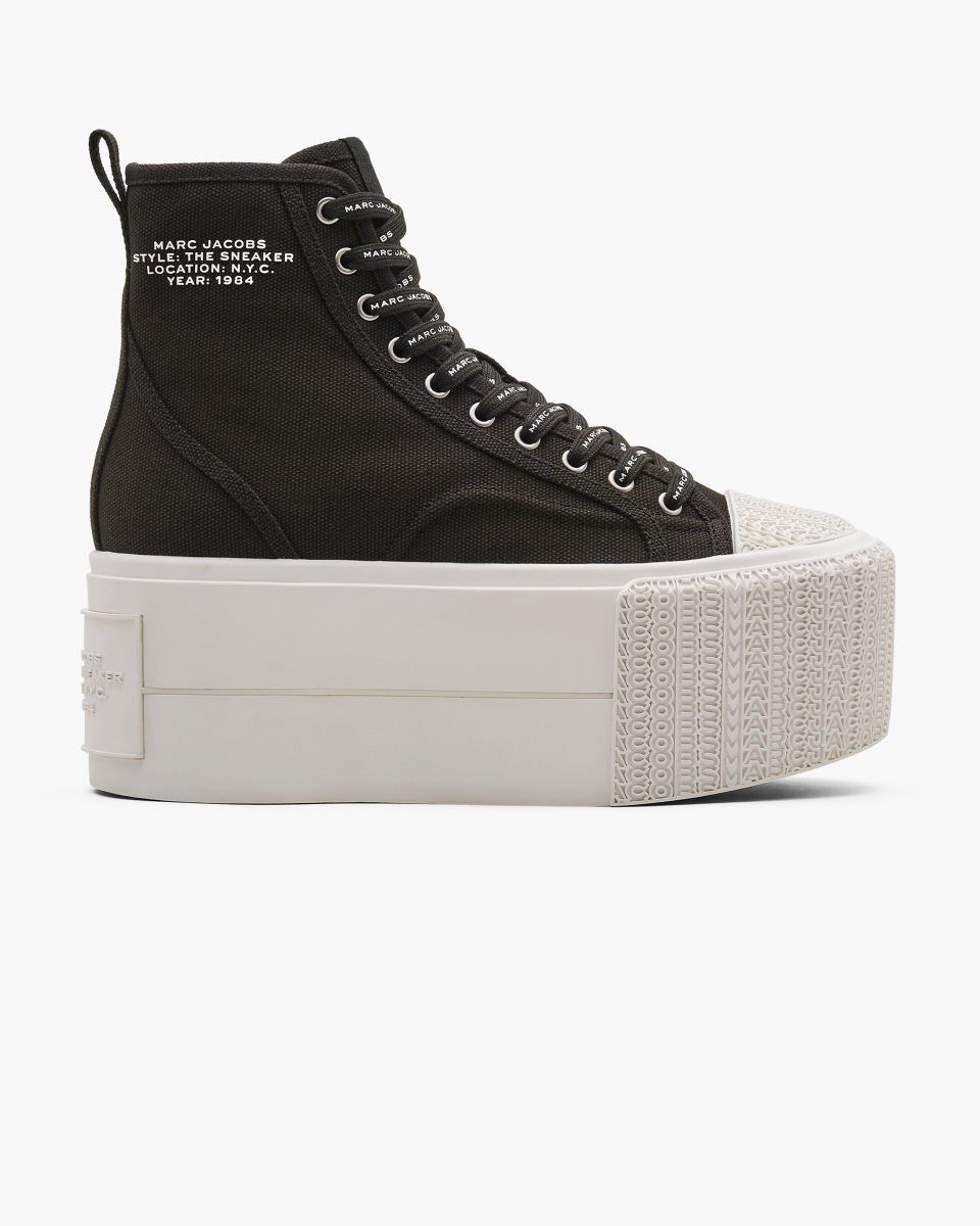 Marc Jacobs The Platform High Top Sneaker Black | KDNCFP701