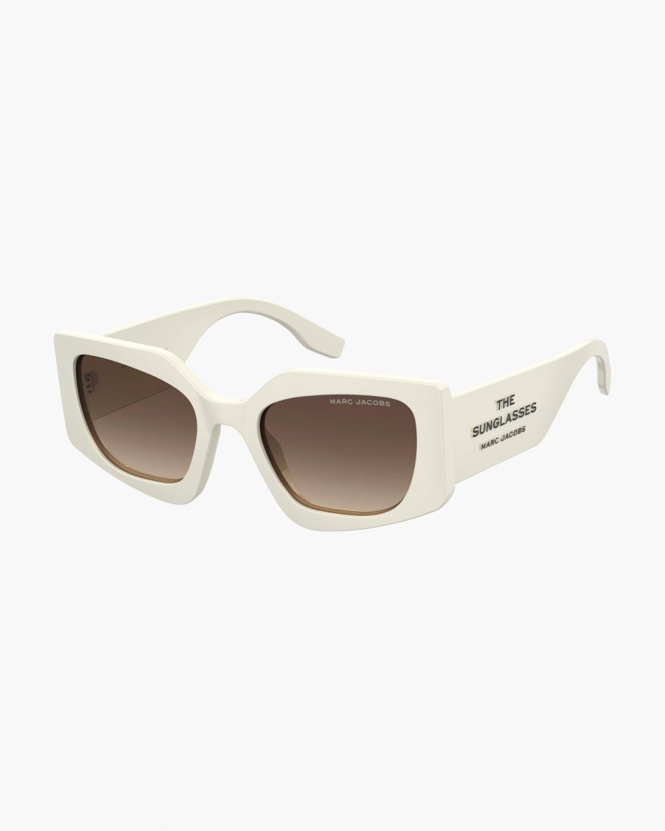 Marc Jacobs The Square Cat Eye Sunglasses White | FJRLKZ970