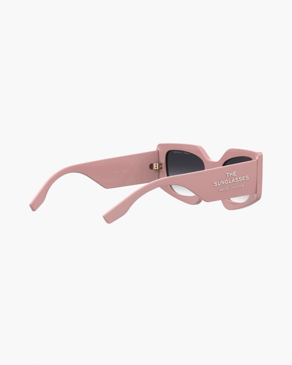 Marc Jacobs The Square Cat Eye Sunglasses Rose | QBOYMI782