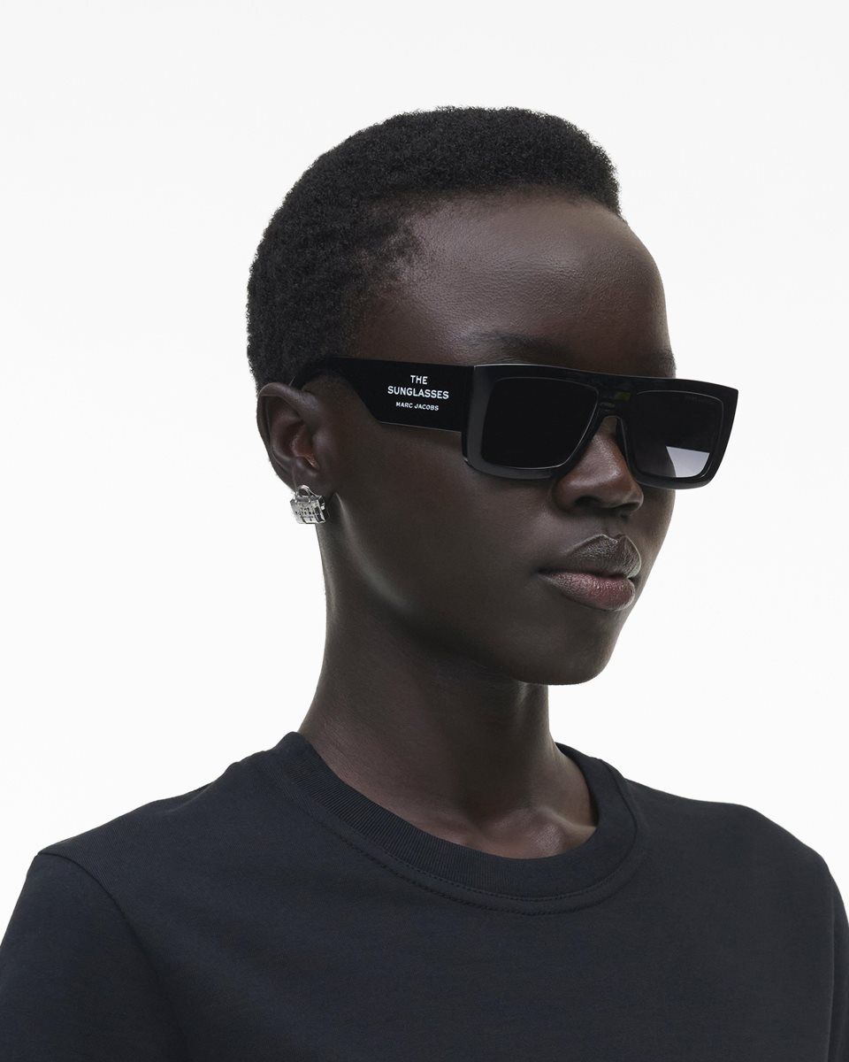 Marc Jacobs The Square Sunglasses Black | HESRYX160