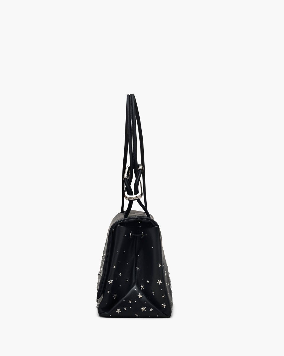 Marc Jacobs The Star-Studded Leather Large Dual Bag Black | DTQFOX105