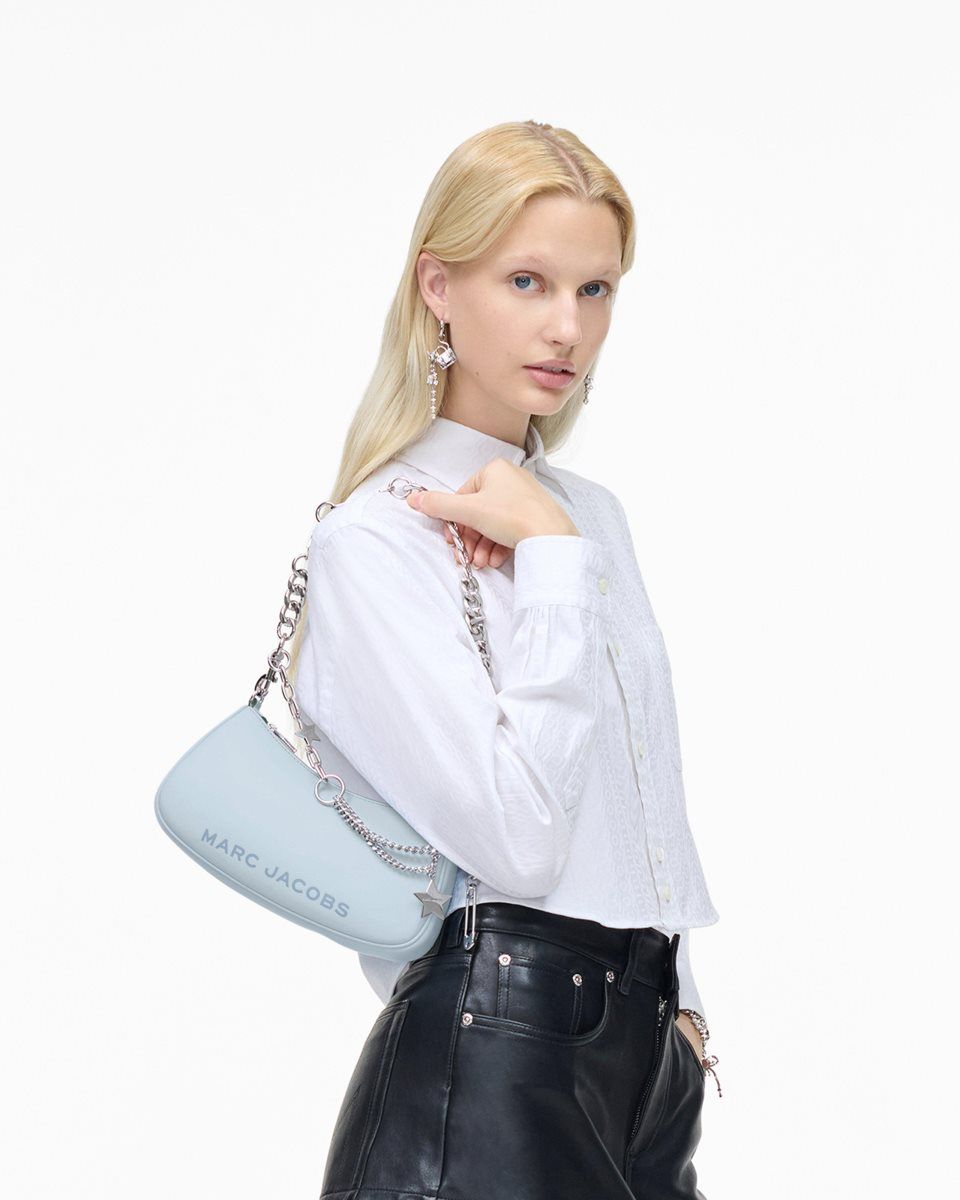 Marc Jacobs The Star Charm Shoulder Bag Blue | QNRGMZ547