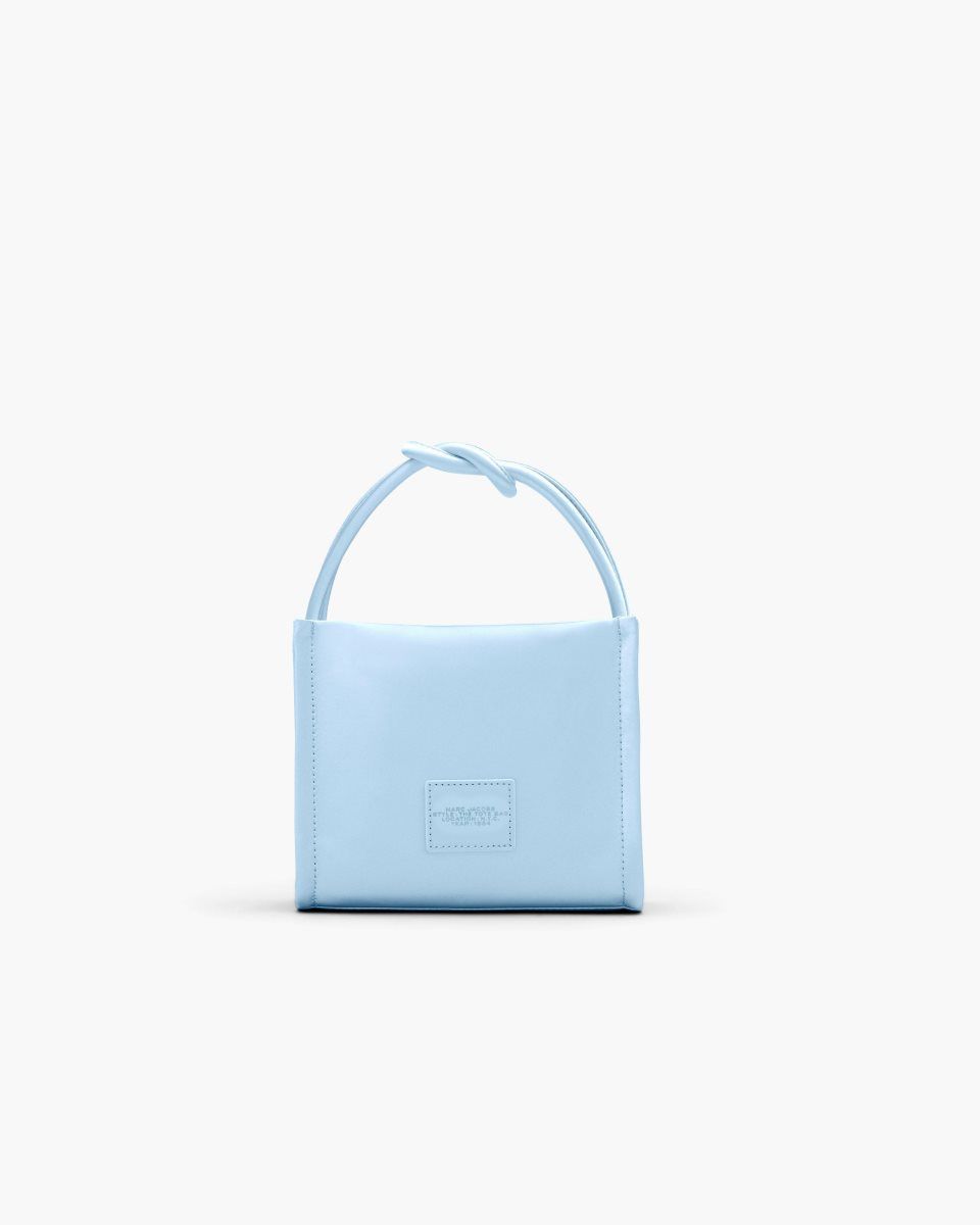 Marc Jacobs The Star Satin Mini Tote Bag Blue | NSFELH936