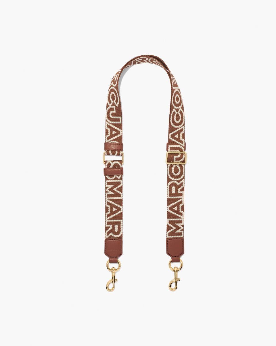 Marc Jacobs The Thin Outline Logo Webbing Strap Multicolor | JRTILU608