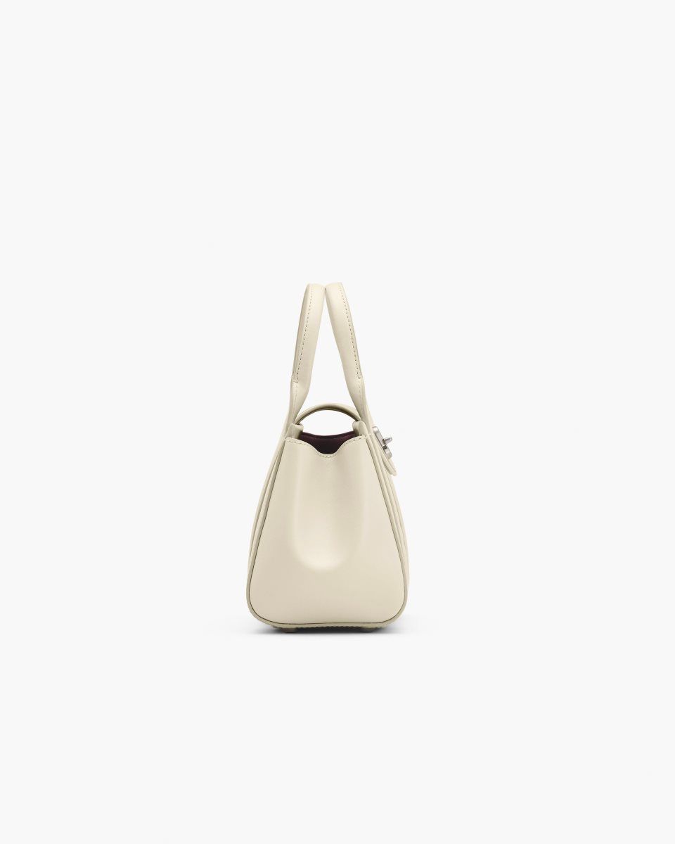 Marc Jacobs The Turnlock Crossbody Tote Bag White | QYXSMW920