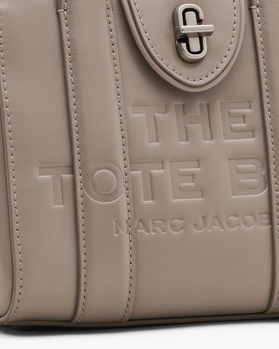 Marc Jacobs The Turnlock Crossbody Tote Bag Cement | XCLQRZ107