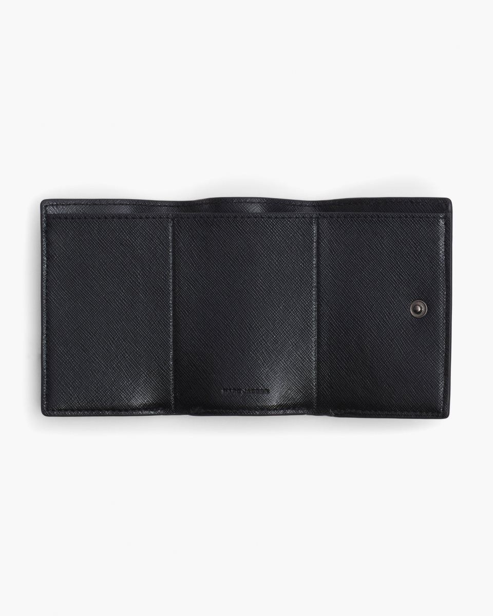 Marc Jacobs The Utility Snapshot DTM Mini Trifold Wallet Black | PONCZT419