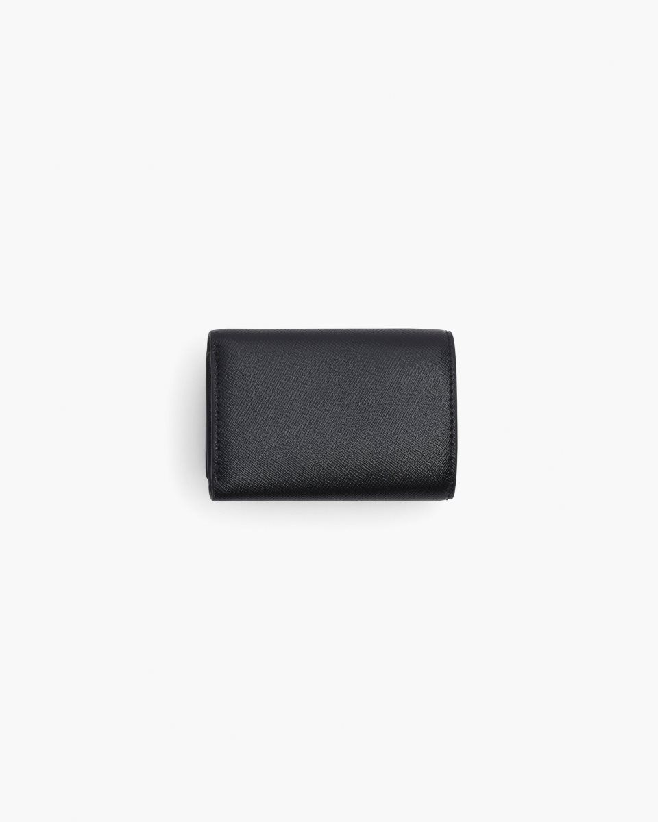 Marc Jacobs The Utility Snapshot DTM Mini Trifold Wallet Black | PONCZT419