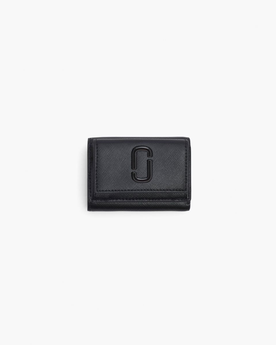 Marc Jacobs The Utility Snapshot DTM Mini Trifold Wallet Black | PONCZT419