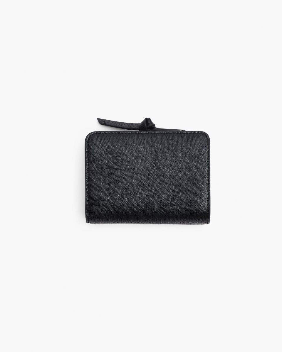 Marc Jacobs The Utility Snapshot DTM Mini Compact Wallet Black | YLDJFS350