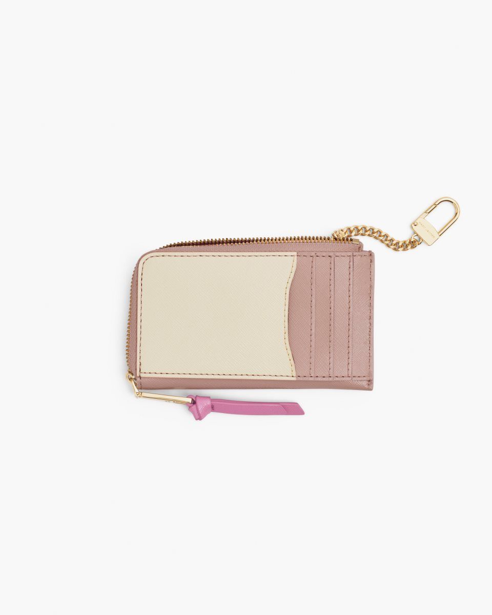 Marc Jacobs The Utility Snapshot Top Zip Multi Wallet Rose Multicolor | JGFUWY369