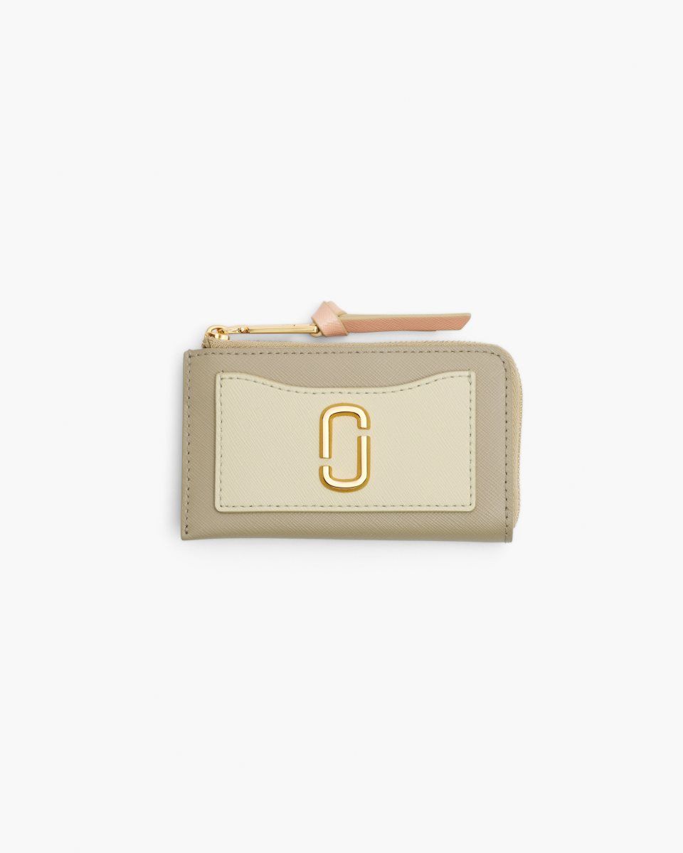 Marc Jacobs The Utility Snapshot Top Zip Multi Wallet Khaki Multicolor | DAJOZK549